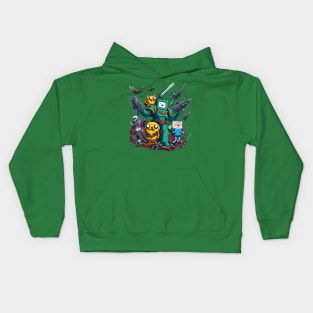 Grim Dark Adventure Kids Hoodie